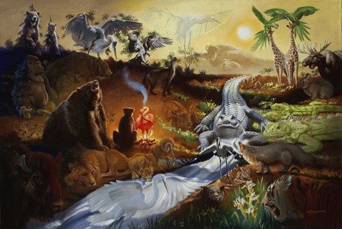 Framed Animalusion Print