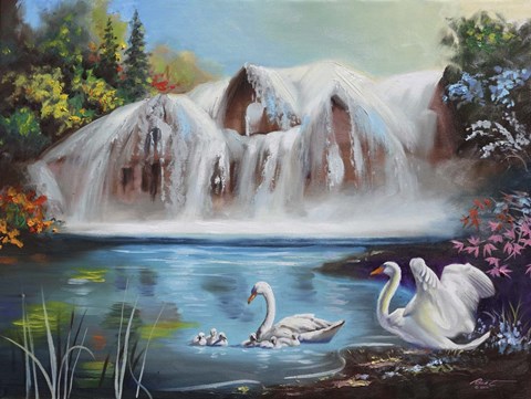 Framed Birdhouse Print