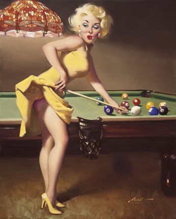 Framed Bad Break Print