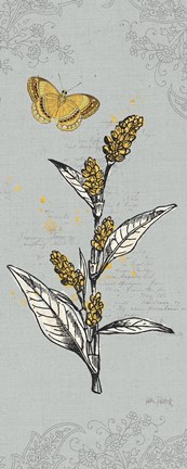 Framed Harvest Fields VI Gray Print