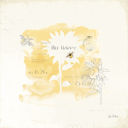 Framed Bee and Bee VIII Print