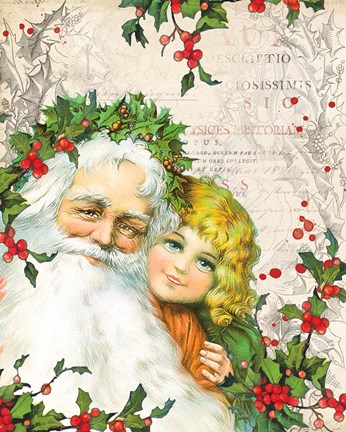 Framed Vintage Holiday III Print