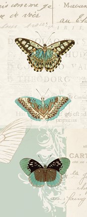 Framed En Bleu IX Print