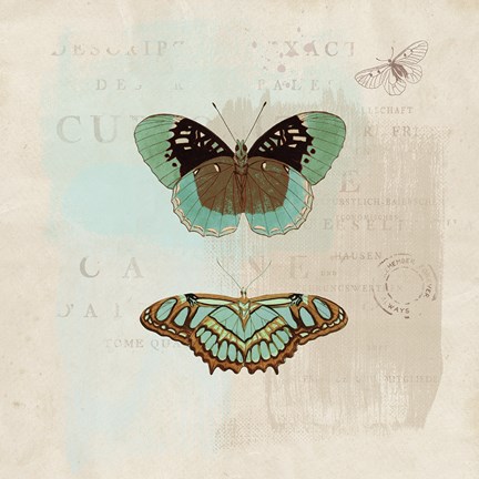 Framed En Bleu IV Print