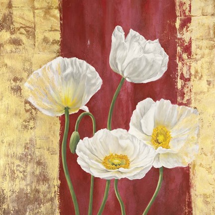 Framed Royal Red II Print