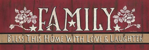 Framed Family Blessing Print