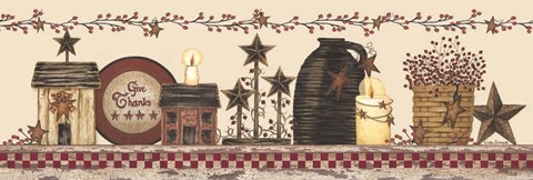 Framed Give Thanks Still Life Print