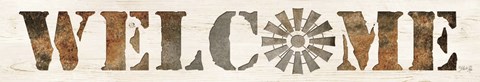 Framed Welcome Print