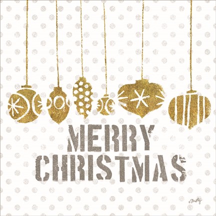 Framed Merry Christmas Print