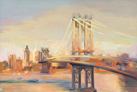 Framed Manhattan Reflection Print