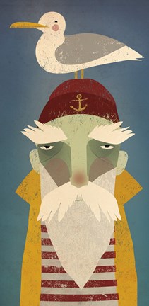 Framed Fisherman VIII Print