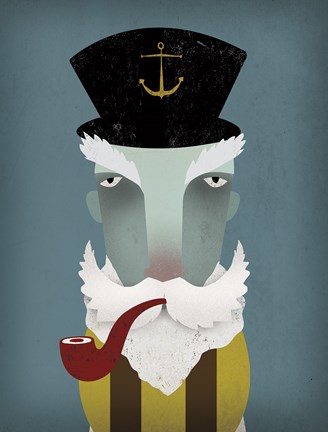 Framed Fisherman I Print