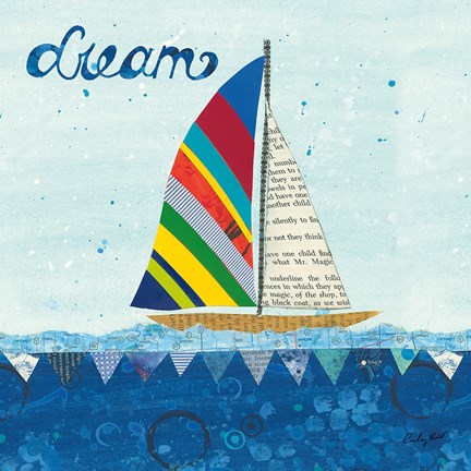 Framed Rainbow Spinnakers II Print