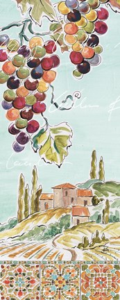 Framed Tuscan Breeze IV Print