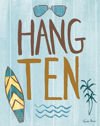 Framed Make Waves I Print