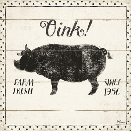 Framed Country Thoughts IX Print