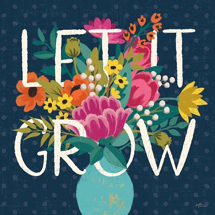 Framed Romantic Luxe V Print