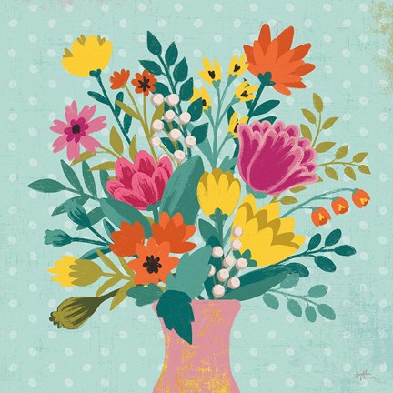 Framed Romantic Luxe XV Print