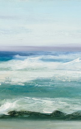 Framed Azure Ocean III Print