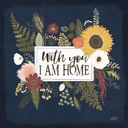 Framed Autumn Romance III Print