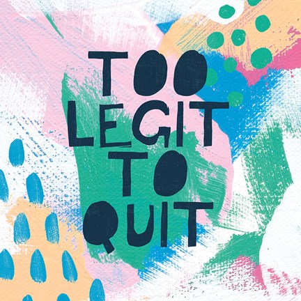 Framed Bright Inspiration III Print