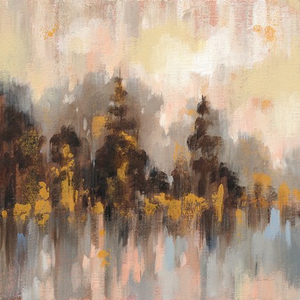 Framed Blushing Forest II Print