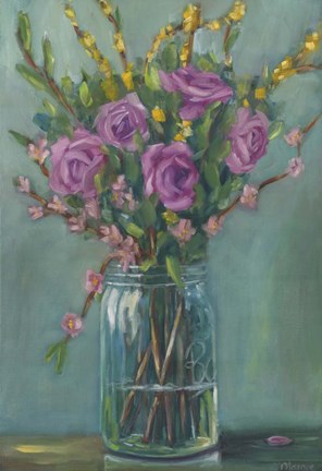 Framed Spring Blossoms II Print