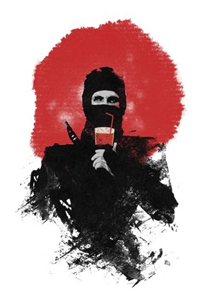 Framed American Ninja Print