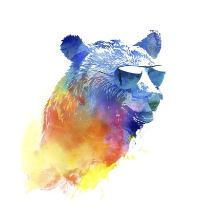 Framed Sunny Bear 2 Print