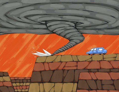 Framed Facing His Fear Print