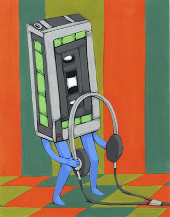 Framed Looking For A Listener Print