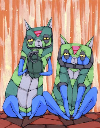 Framed Too Close For Comfort Print