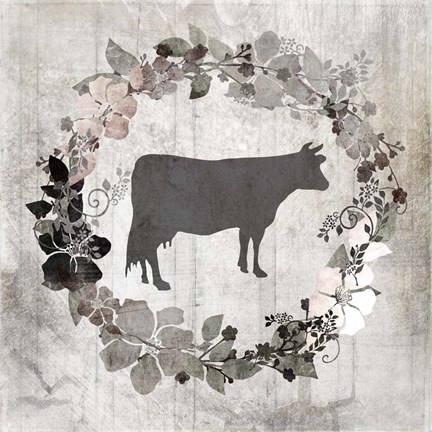 Framed Down On The Farm V5 Print