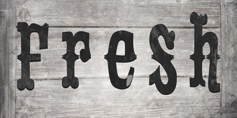 Framed Farm Fresh Farm Sign V3 Print