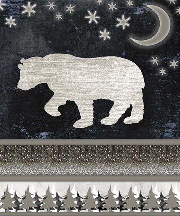 Framed Good Night Bear V1 2 Print