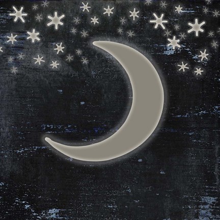 Framed Good Night Moose2 Surface Pattern 6 Print