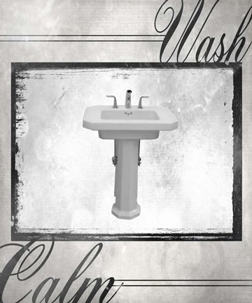 Framed Beloved Bath - Calm Print