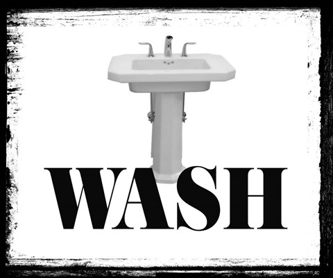 Framed Beloved Bath - Wash Print