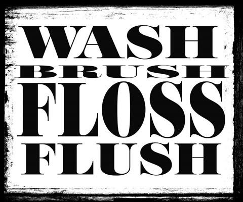 Framed Beloved Bath - Floss Print