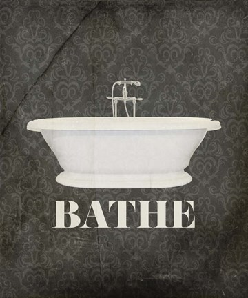 Framed Beloved Bath Black - Bathe Print