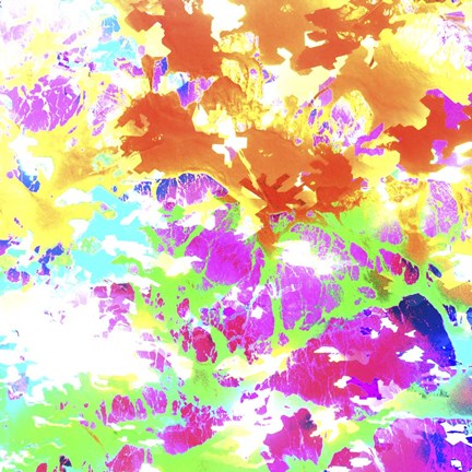 Framed Bright Scarf 1 Print