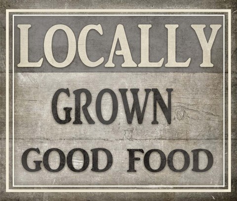 Framed Locally Grown Print
