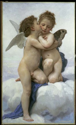 Framed First Kiss Print