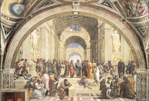 Framed School of Athens Print