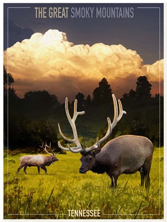 Framed Smoky Mountains Print