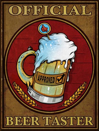 Framed Beer Taster Print