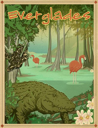 Framed Everglades Print