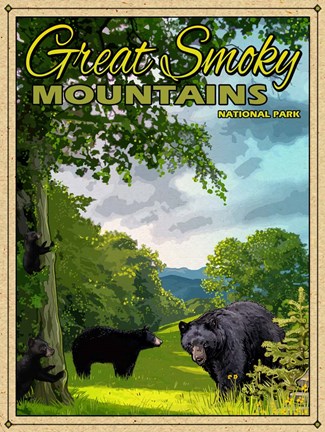 Framed Smoky Mountains Print