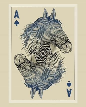 Framed Geo Horse Print