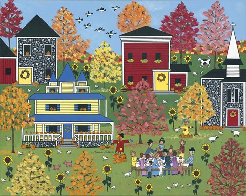 Framed Thanksgiving Print